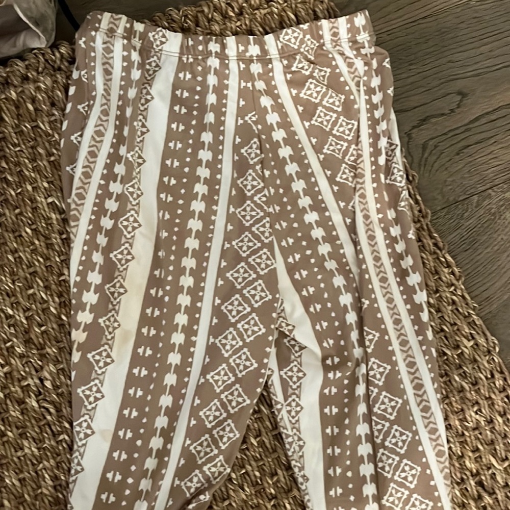 Patterned Flair Pants